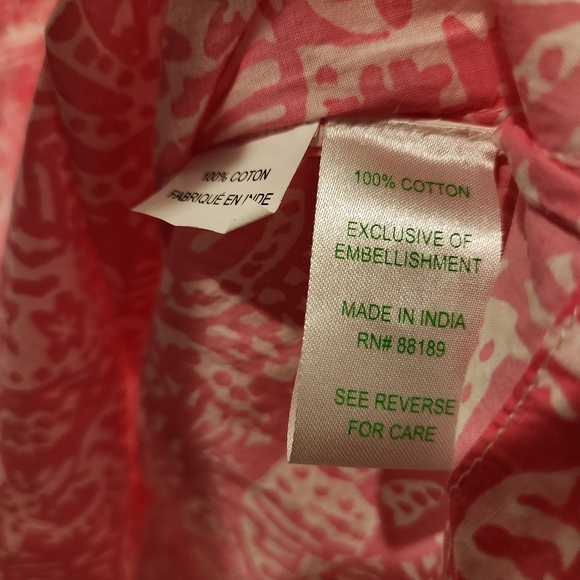 Lilly Pultizer Captiva pink mini dress size medium - Picture 4 of 4